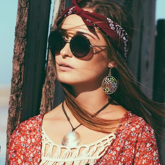 4 Pairs Bohemian Retro Dangle Earrings – Vintage Drop Set - Picture 3 of 8